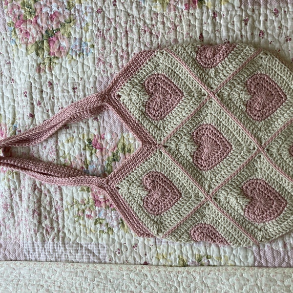 Heart Crochet Bag Etsy