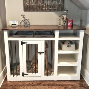 Dog Crate Furniture Custom Built Dog Kennel Furniture ... Dog Crate Furniture Custom Built Dog Kennel Furniture ...