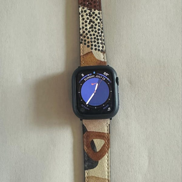 Rustic Apple Watch Rustic Abstract Shapes Apple Watch Band Series 3 4 5 6 7 8 SE 38mm 40mm ...