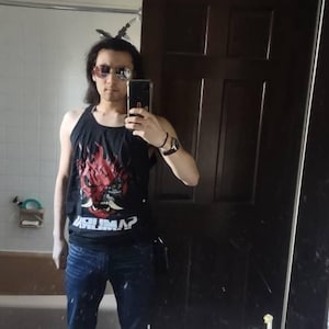 Johnny Silverhand Cosplay Unisex Tank Top - Cyberpunk 2077