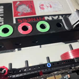 Squat Rack Magnetic Position Markers Mark Your Power Rack - Etsy
