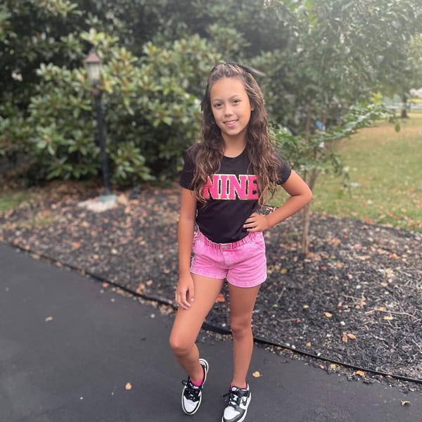 8th Birthday Girl Shirt, Girls 8th Birthday Shirt Girl Birthday ...