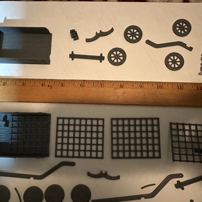 Dungeon Sticks Ruined Stone Wall Painted Set 30pc Tabletop Terrain