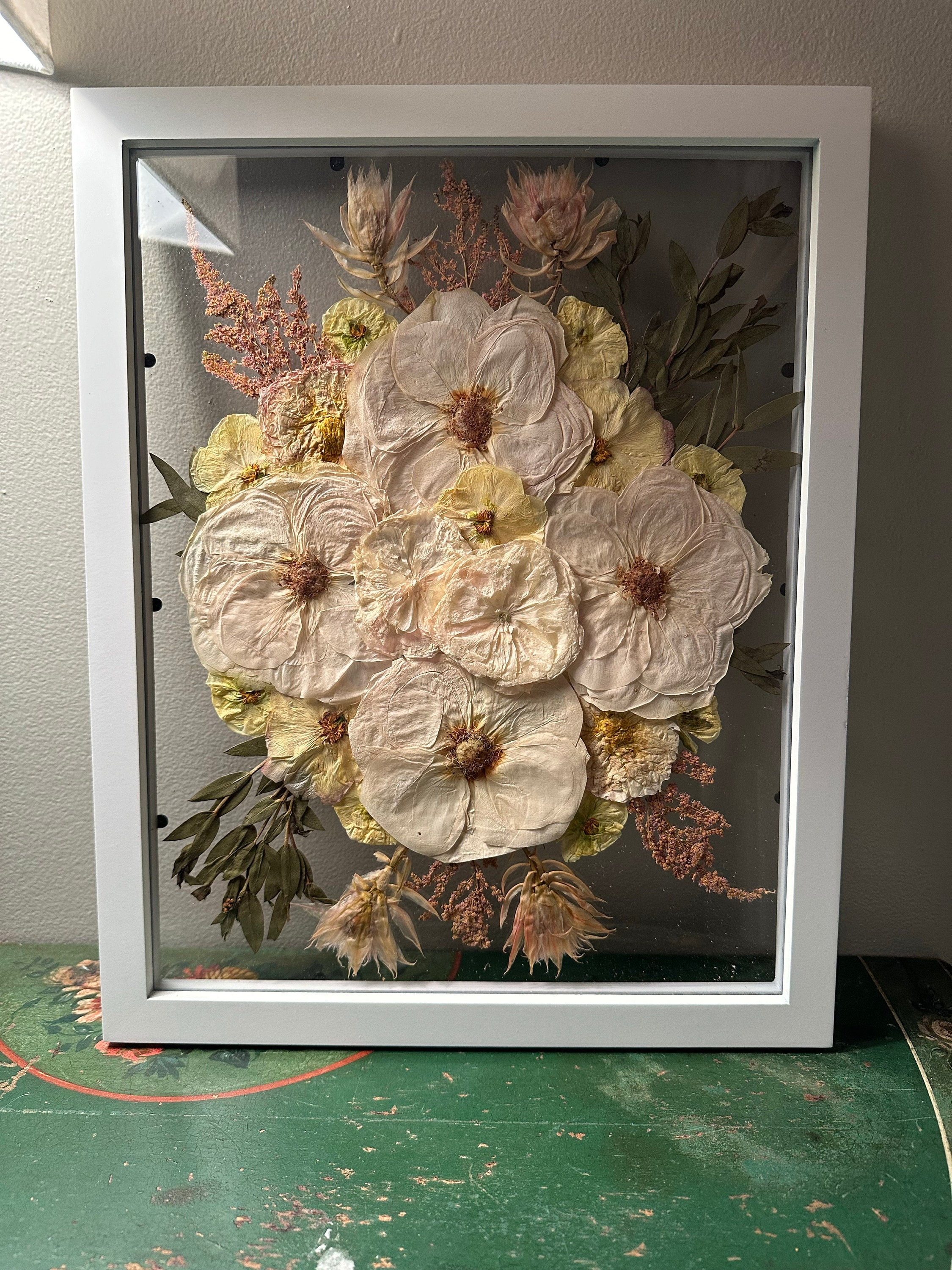 Preserved flowers from Brooke's etsy review