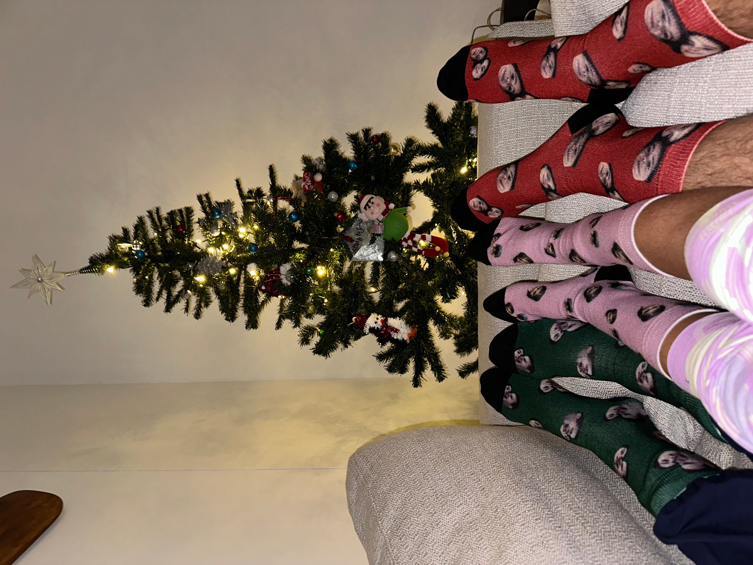 Custom Face Socks with Picture, Personalized Smiley Photo Socks, Funny Socks with face,Funny Sock gag Gifts for Men Women, Christmas Gifts