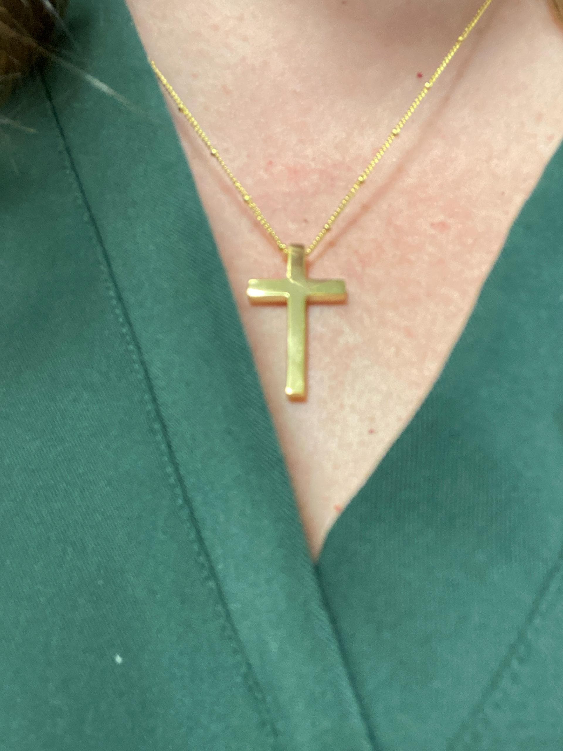 Personalized Cross Necklace in Gold / Silver / Rose Gold, Custom Bible Verse and Name Engraving, Religious Jewelry Gift for her