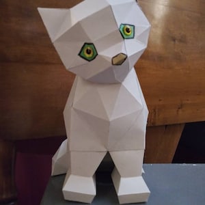 ArtStation - PDF Template of Cat Papercraft DIY Origami Kit Papercraft/ 3d  Papercraft/ owl craft / kids craft /lowpoly craft/Papercraft Pdf/PDF  template