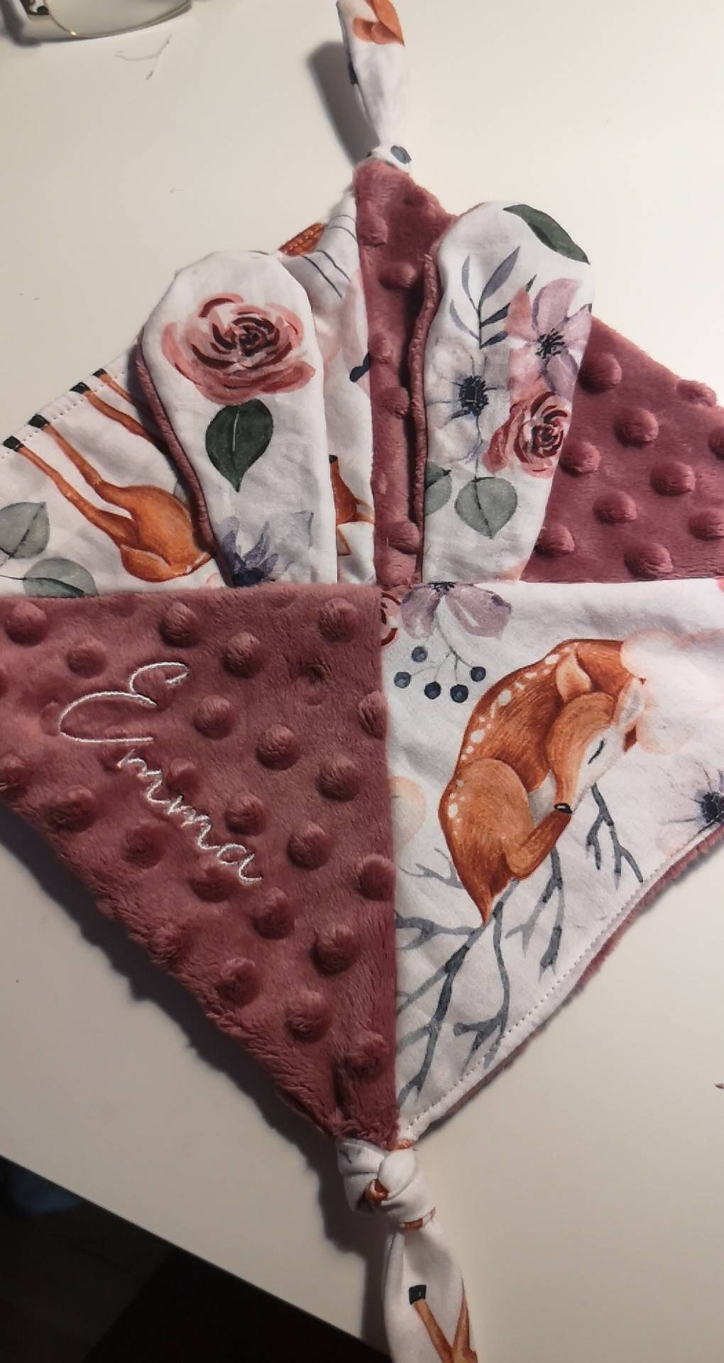Customer photo for Adeline - Embroidery font