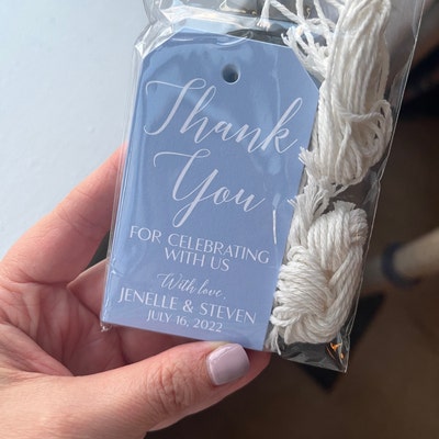 Printable OR Printed Wedding Favor Tags With Custom Colors and - Etsy