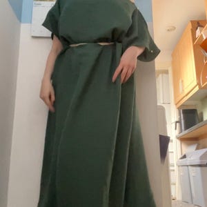 Womens Greek Cotton Gauze Tunic Ancient World Peplos Chiton