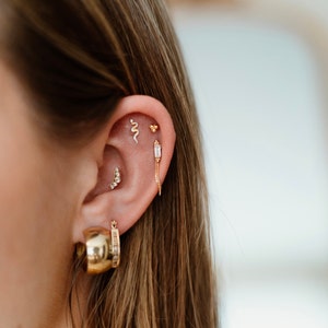 14K Solid Gold Double Box Chain Attachment Triple Gold Linking Chain ...