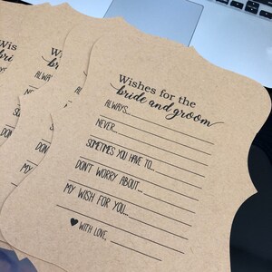  Wishes for the Bride and Groom . Advice for the Bride and Etsy