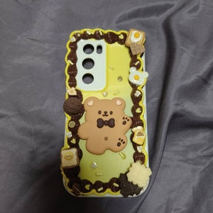 Fake Cake Style Decoden Phone Case for All Brand, Kawaii