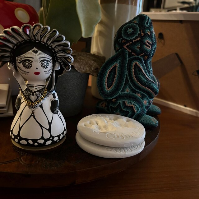 【未使用品】ALABASTLROS 美人像　スペイン製オブジェ 未使用品】ALABASTLROS 美人像 スペイン製オブジェ