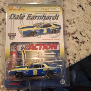 ミニカー NASCAR  #3  DALE EARNHARDT  1975 #8RPM Dale Earnhardt #8 RPM 1975 Dodge Nascar Diecast, autographed