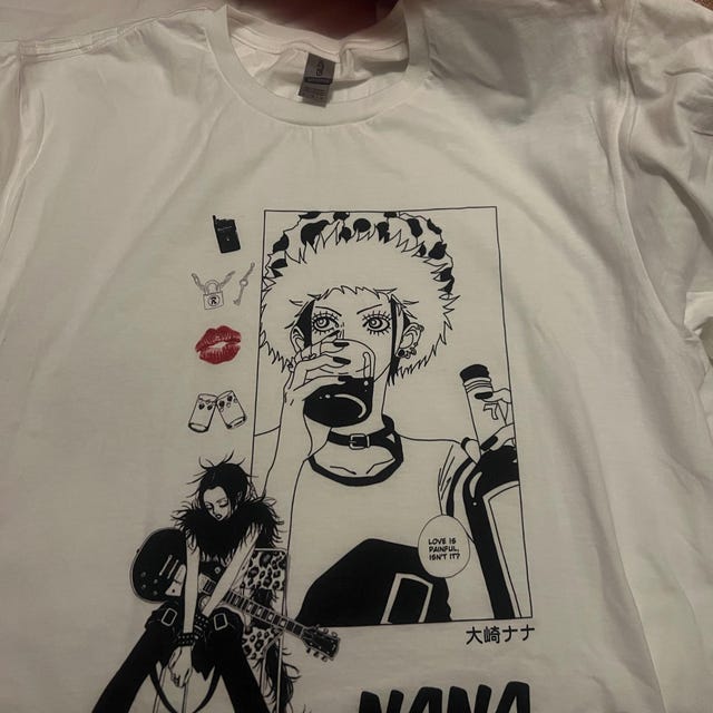 Nana 707 Orb Baby Tee, 2000s Cropped T-shirt Y2K Style, Nana