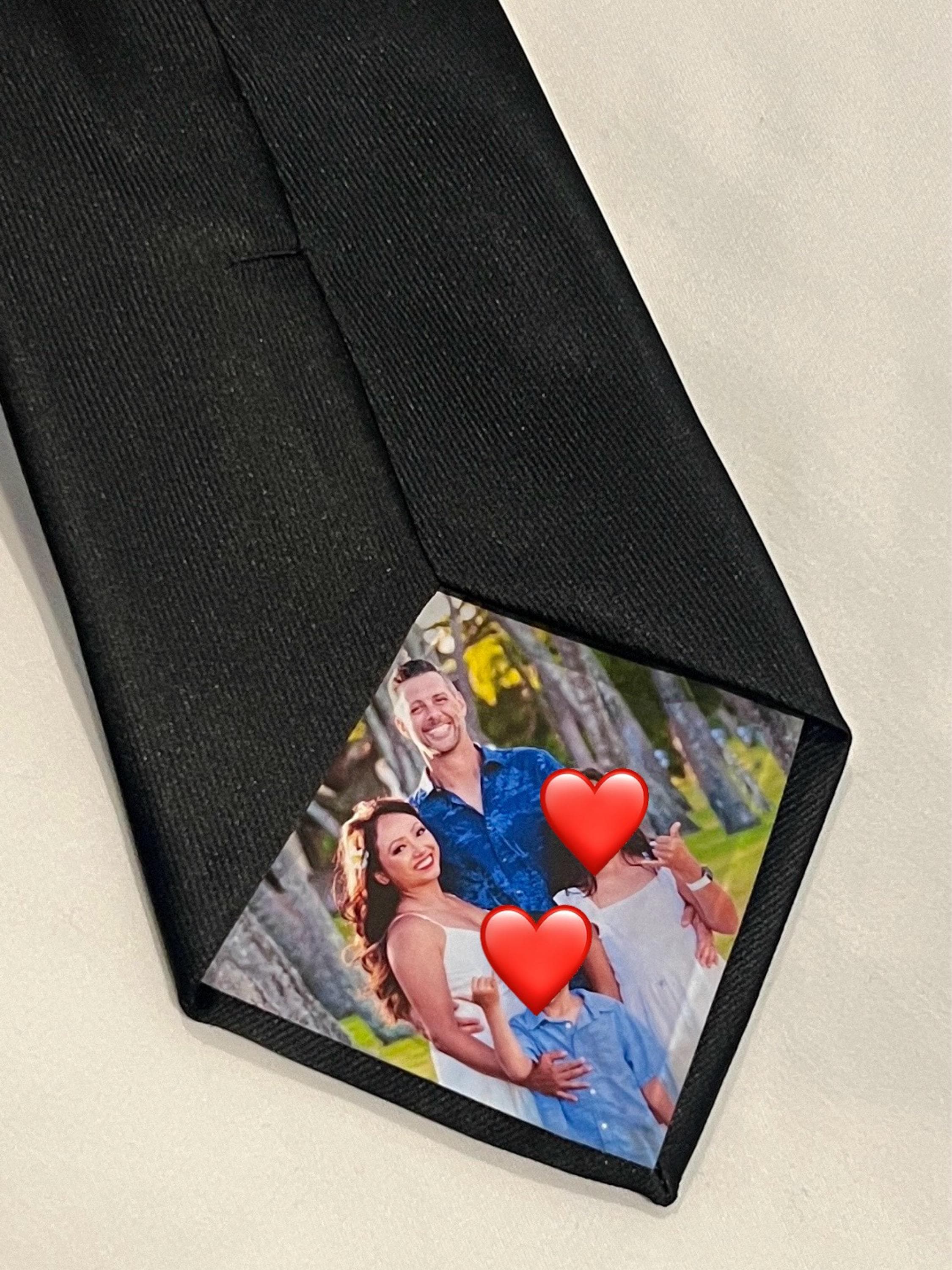 Personalized Photo Silk Tie for Him