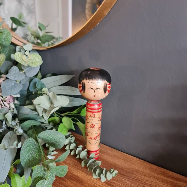 Vintage Japanese Kokeshi Dolls, Japanese Wooden Kokeshi Vintage Japanese Kokeshi Dolls, Japanese Wooden Kokeshi