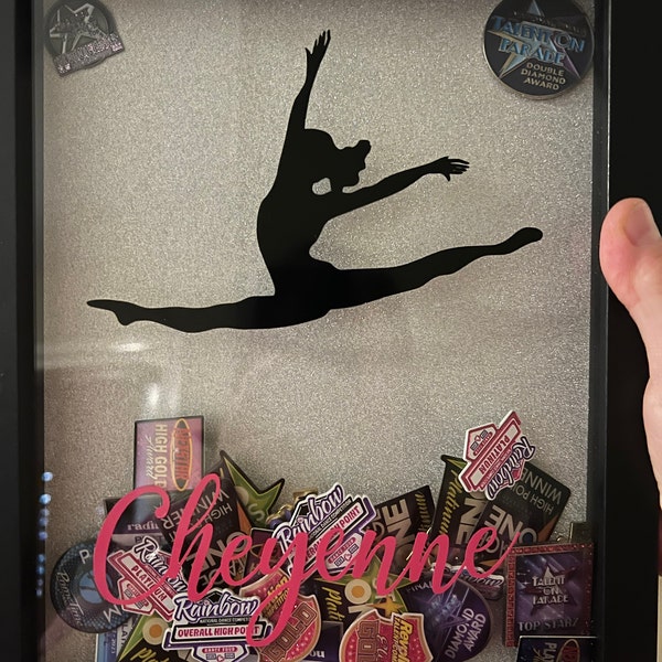 Personalized Dance Shadow Box | Competition Pin Holder | Display Case ...