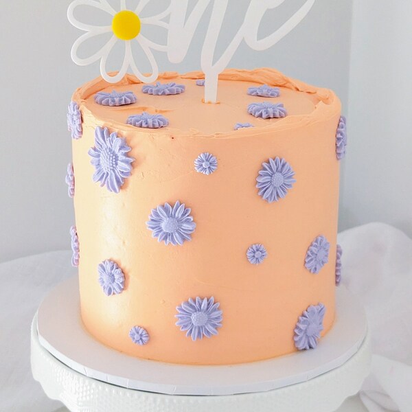 Daisy One - First Birthday Cake Topper - Age - 1st Birthday - Party ...