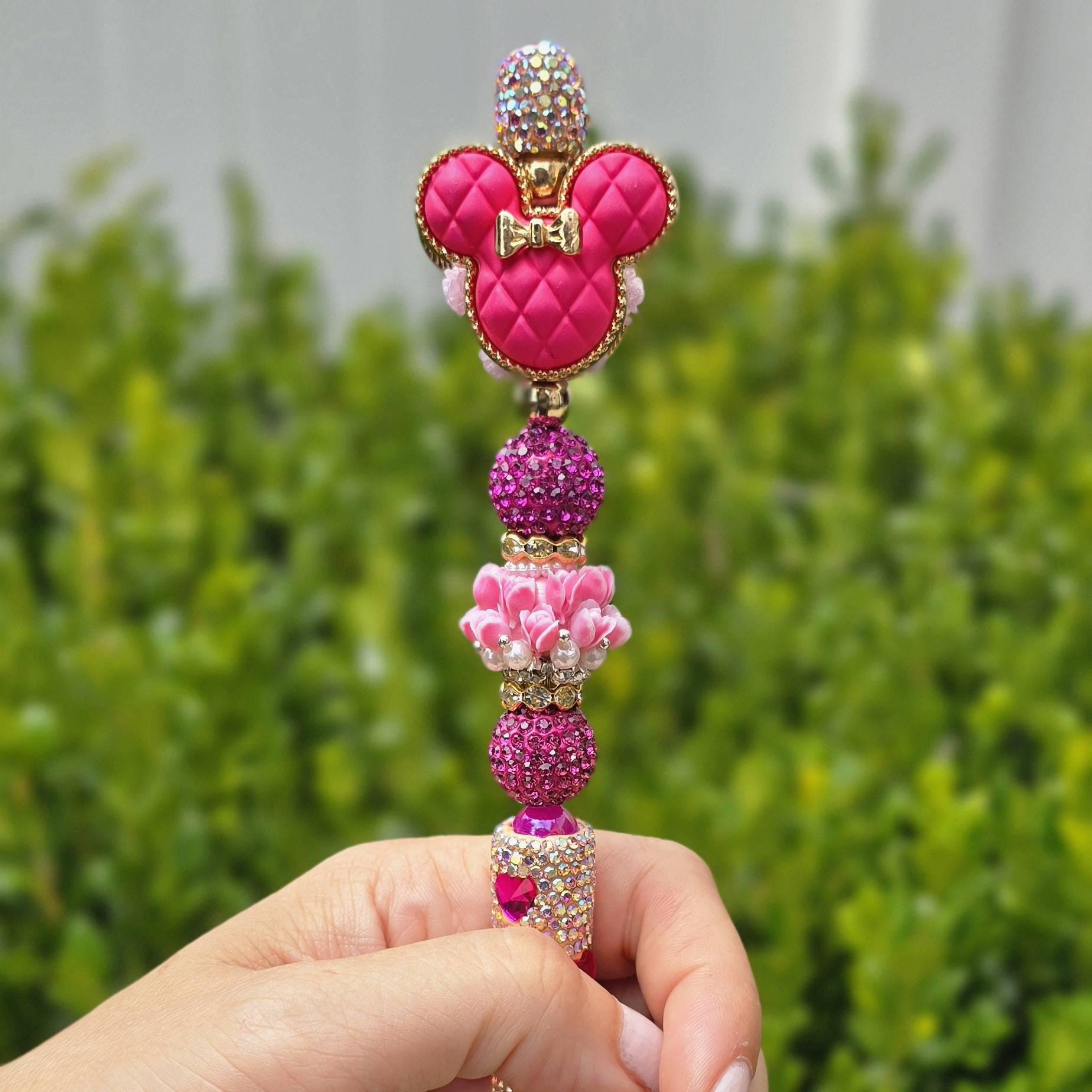 Mickey and Minnie Pens - Handmade Beadable Pens