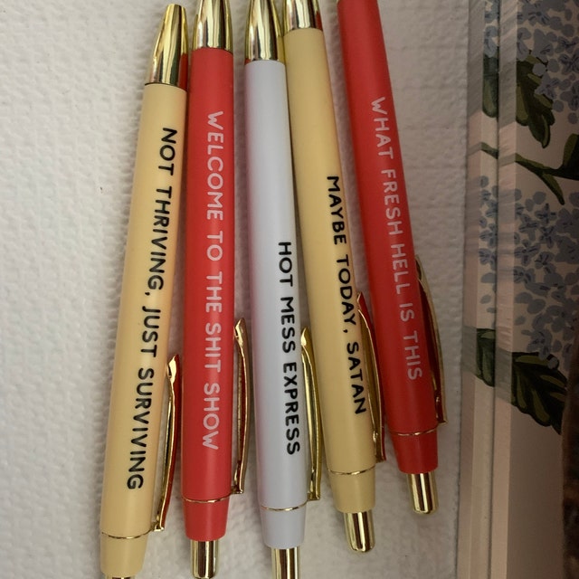 Welcome to the Shit Show Pen Set funny 