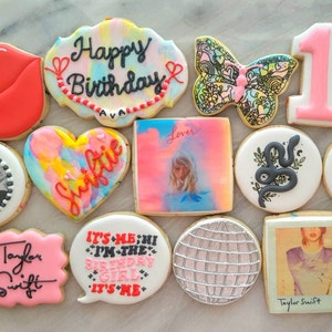 Carnival Birthday Cookies, Movie Birthday Cookies, Birthday Cookies - Etsy