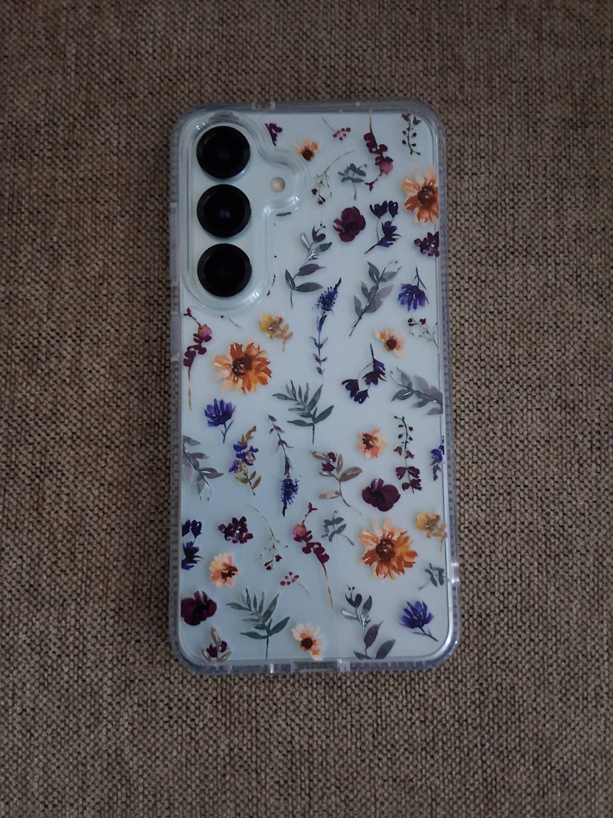 Aesthetic Sunflowers & Wild Flower Phone Case For iPhone 16 15 14 13 Pro Max 12 Mini XR 7 8 SE Galaxy S25 Watercolor Floral MagSafe