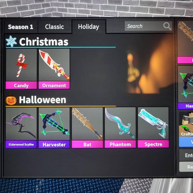Roblox Murder Mystery 2 / MM2 Harvester Ancient Godly Gun