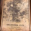 Oklahoma Vintage Map Print | Oklahoma Map | Oklahoma State Map Art ...