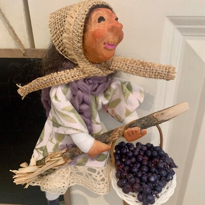 Kitchen Witch Magic Hanging Doll Cottage Good Luck Housewarming Gift ...