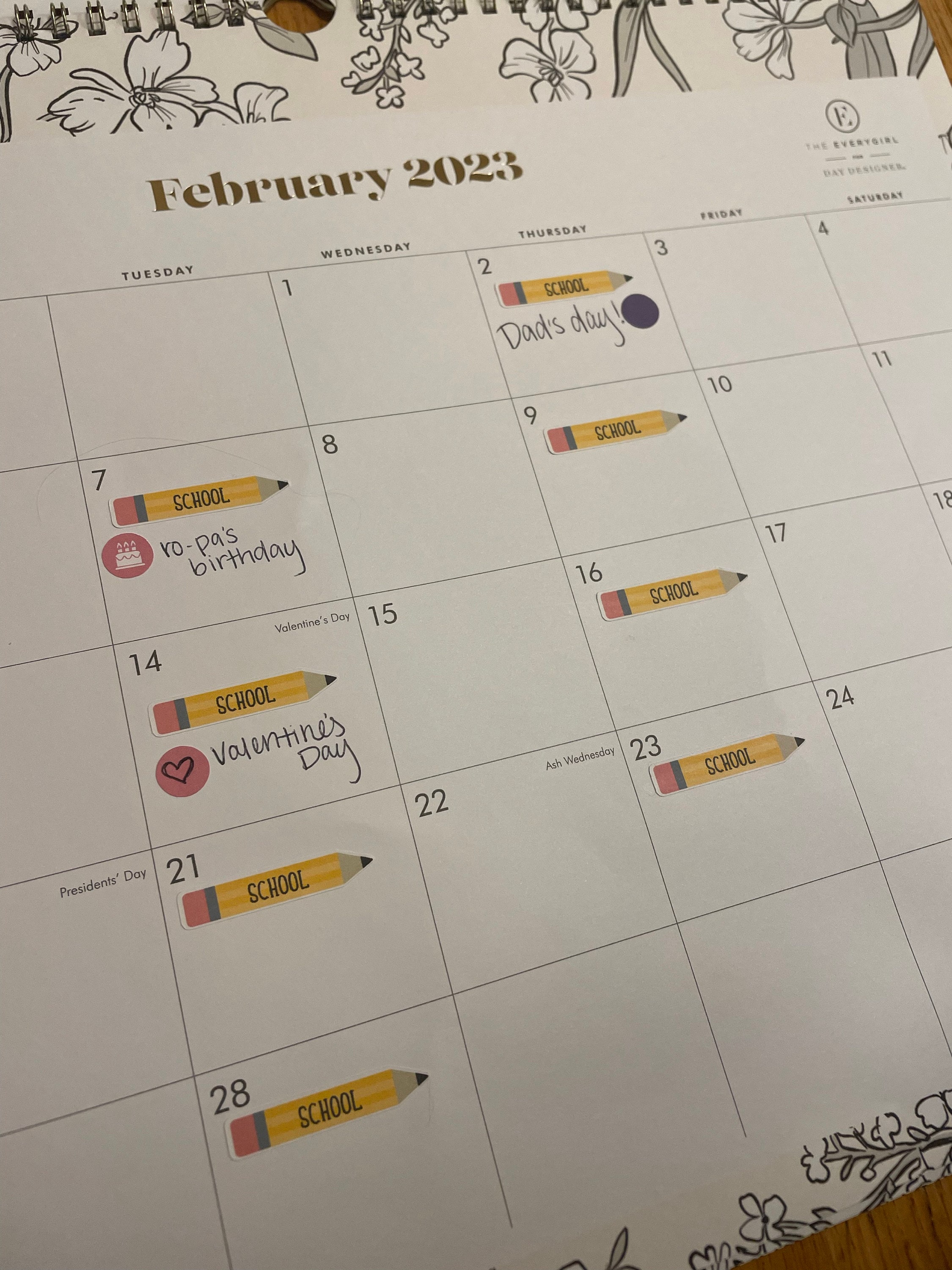 BENUTZERDEFINIERTER Bleistift-Aufkleber für Planer oder Kalender [328]