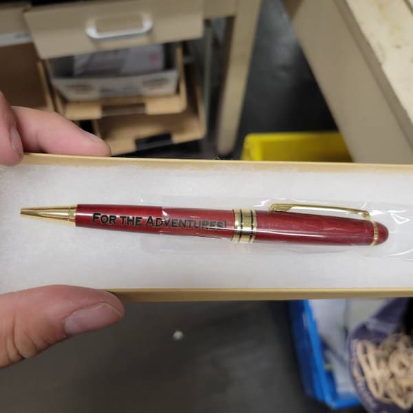 PERSONALIZED Engraved Wooden Pen, Rosewood, Monogramed Multicolor Pens ...