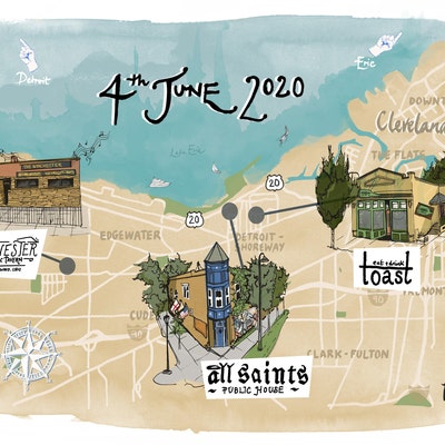 PRINTED Personalised Inky Memory Maps, Custom Map, Personalized Map ...