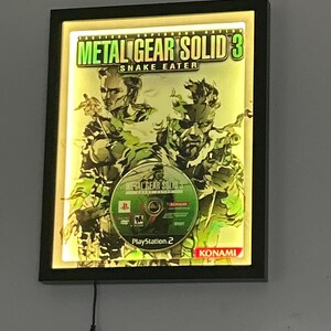 Metal Gear Solid 3: Snake Eater Replica CD Deluxe Shadow Box