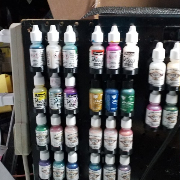 Hobby Storage - Dropper Bottle Acrylic Paint Racks Holders for Peg ...