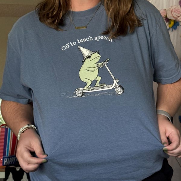 Group photo in joke shirts at a party