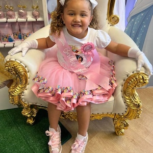 Custom Girl Sash Custom Child Sash Birthday Girl Sash Tiara Princess