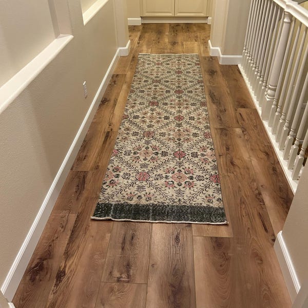 Turkish Mat Rug, Turkish Small Rug, Bath Rug, 1.6x3.3 Ft, Handmade Rug ...