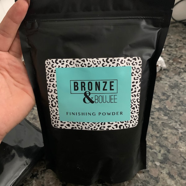 Spray Tan Powder Bronze and Boujee Luxury Spray Tan Drying Finishing Powder for Self ...