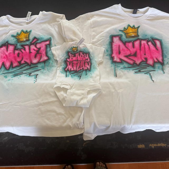 Custom Airbrush Graffiti Shirt | Personalized Tee or Hoodie With