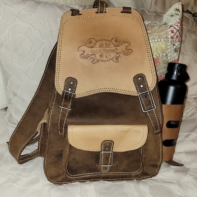 Leather Travel Bag Template Printable Scaled Files pdf Bag Pattern - Etsy