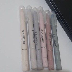 8 Pastel Bible Highlighters No Bleed or Smear, Bible Safe Gel Highlighters,  Bible Markers Pens, Dry Highlighters Set, Journaling Supplies 