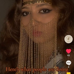 arabian coin headpiece