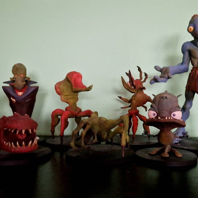Oddworld: Soulstorm エイブ フィギュア Abe Eyes Action Figure Oddworld Soulstorm Playstation - Etsy