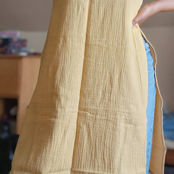 Netherhay Muslin Blouse Soft Aloe