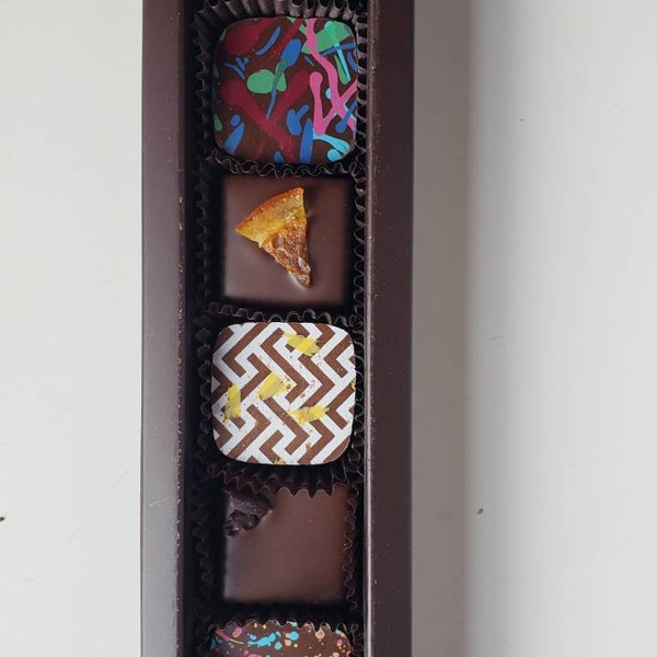 Artisan Chocolate Gift Box Handcrafted Truffles. Vegan. Gluten Free ...