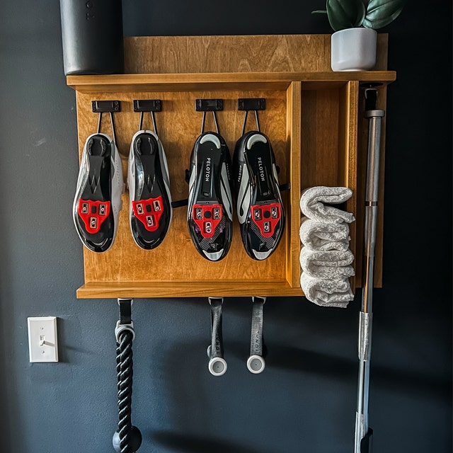 Peloton Bike Shelf Diy Peloton Shoe Rack Peloton Shelf Peloton