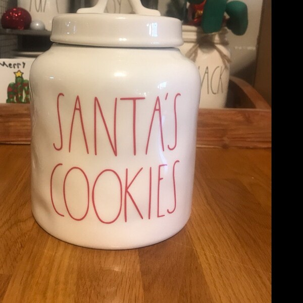 Rae Dunn Inspired Santa's Cookies Decal - Rae Dunn Christmas - Decal ...