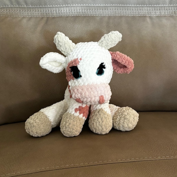Sitting Cow Pattern Crochet Sitting Cow Pattern Bull Amigurumi Stuffed Animal Tutorial - Etsy